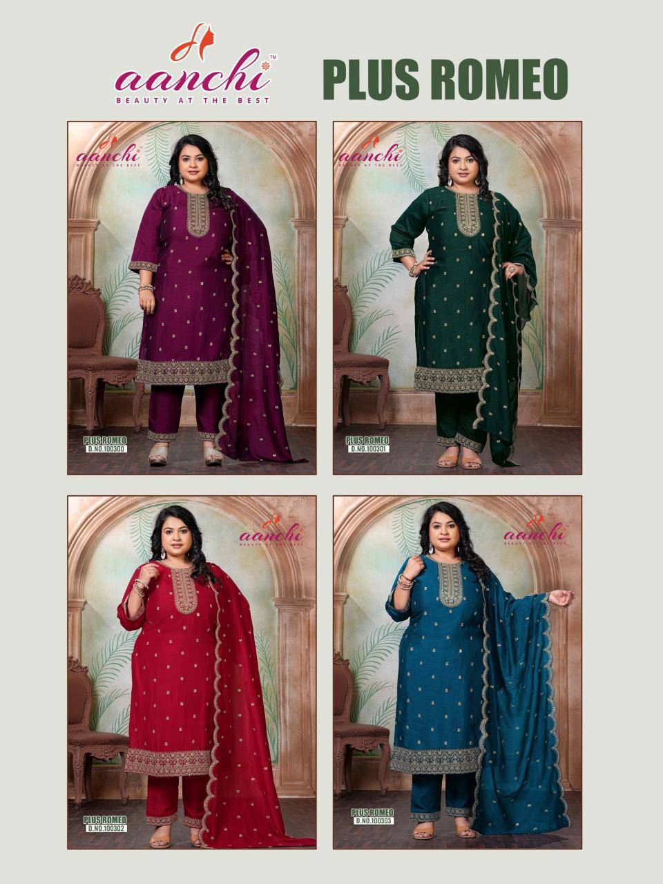 Aanchi plus romeo straight wholesale kurti near me